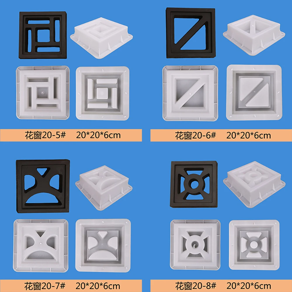 Cimento antigo tijolo molde quadrado jardim parede que faz o molde de tijolo 3d cinzelando moldes de pavimentação de plástico concreto