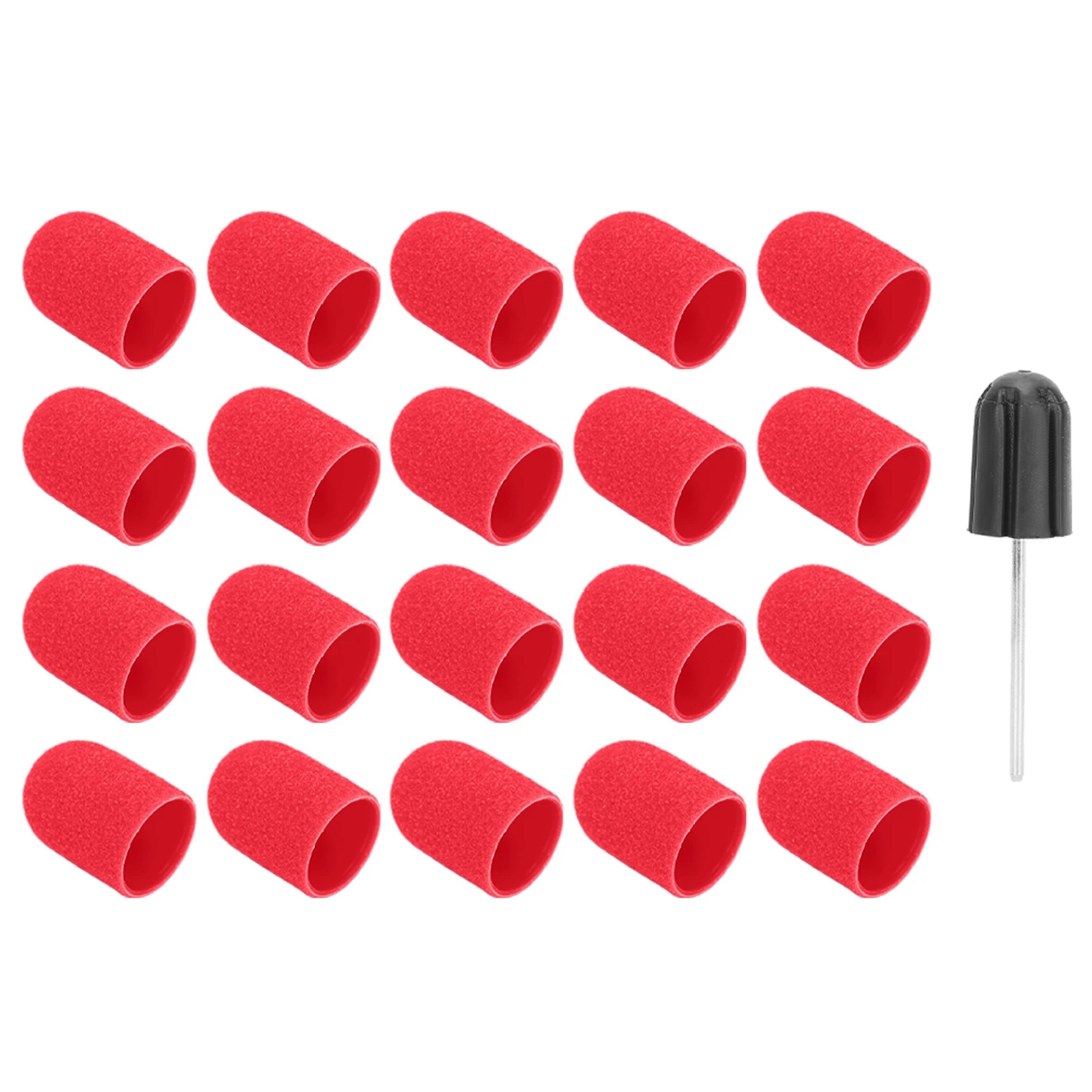 ZK40 Nail Art capuchon de ponçage forets à ongles polissage meulage bandes de ponçage ensemble