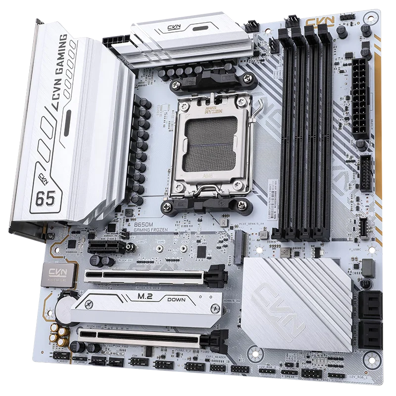 New Colorful AMD CVN B650M GAMING FROM V14 AM5 White motherboard slot mainboard MAX-128GB memória ddr5 pcie 5.0 novo wifi6