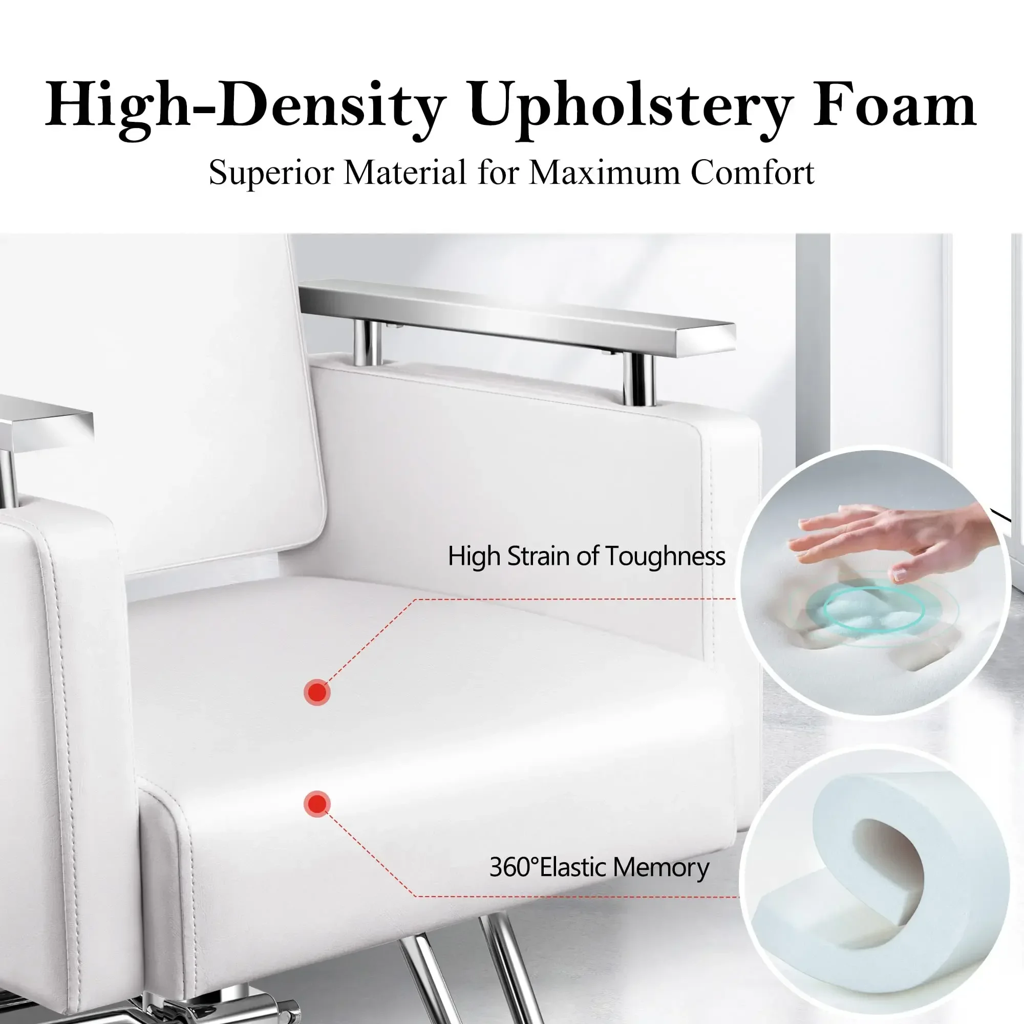 Chaise Baasha, chaise violette pour cheveux élégants, chaise à cheveux