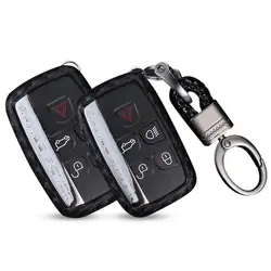 Silicone Cover For Car Key Case Carbon Land Ro ver Range Rover Sport Evoque Freelander 2 Ja guar XE XJ XJL XF C-X16 V 12