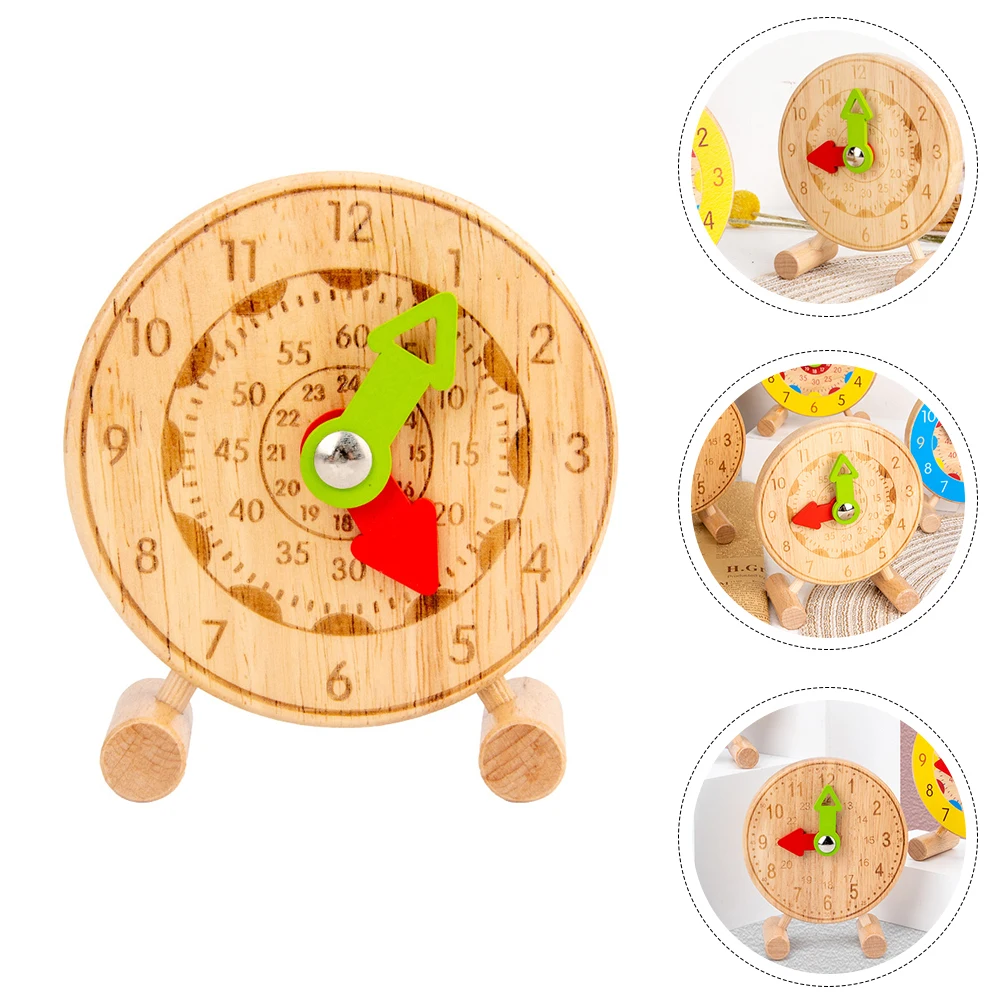 นาฬิกาไม้ตัวเลข ของเล่นเสริมพัฒนาการเด็ก ฝึกการเรียนรู้เรื่องเวลา รูปทรง สี และพัฒนาทักษะการเคลื่อนไหว