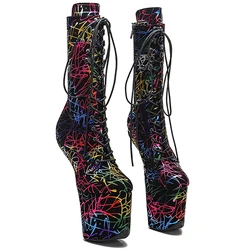 Leecabe Sexy Heelless  High Heel Boots Lady Gaga Boots Short Shoes Women Unisex Boots heelless boot