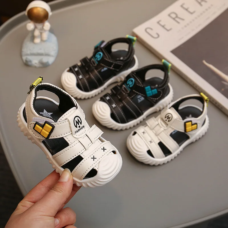 

Kids Summer New First Walkers Boys Handsome Outdoors Sandals for Vacation Fashion Temperament Kids Casual Versatile Beach Shoes