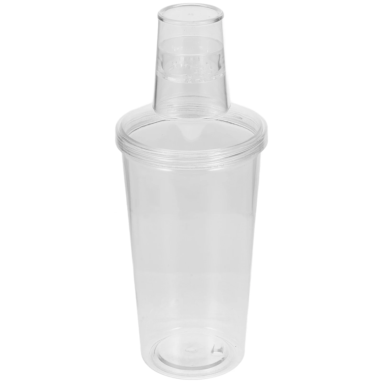 

500Ml Clear Cocktail Shaker Transparent Drink Mixer For Milk Tea Wine Making Bpa Free Lightweight Bar Tool Mixing Cup