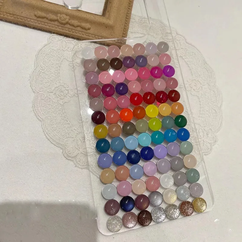 Placa de exibição de unhas acrílicas, 5 peças, pontas de unhas falsas, suporte de exibição, esmalte em gel, prateleira de exibição, arte de unhas, placa de cores