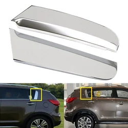 1x Rear Left Right Car Rear Triangular Trim Cover Door Belt Chrome Pillar Cover For Kia Sportage 2011-2016 832803W010 832703W010
