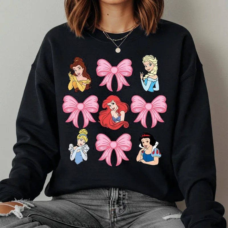 ديزني أميرات الفراشة مهرجان البلوز هوديي الصوف النساء الرجال القطن الخريف بلوفر شتوي هودي كم طويل المعتاد #1