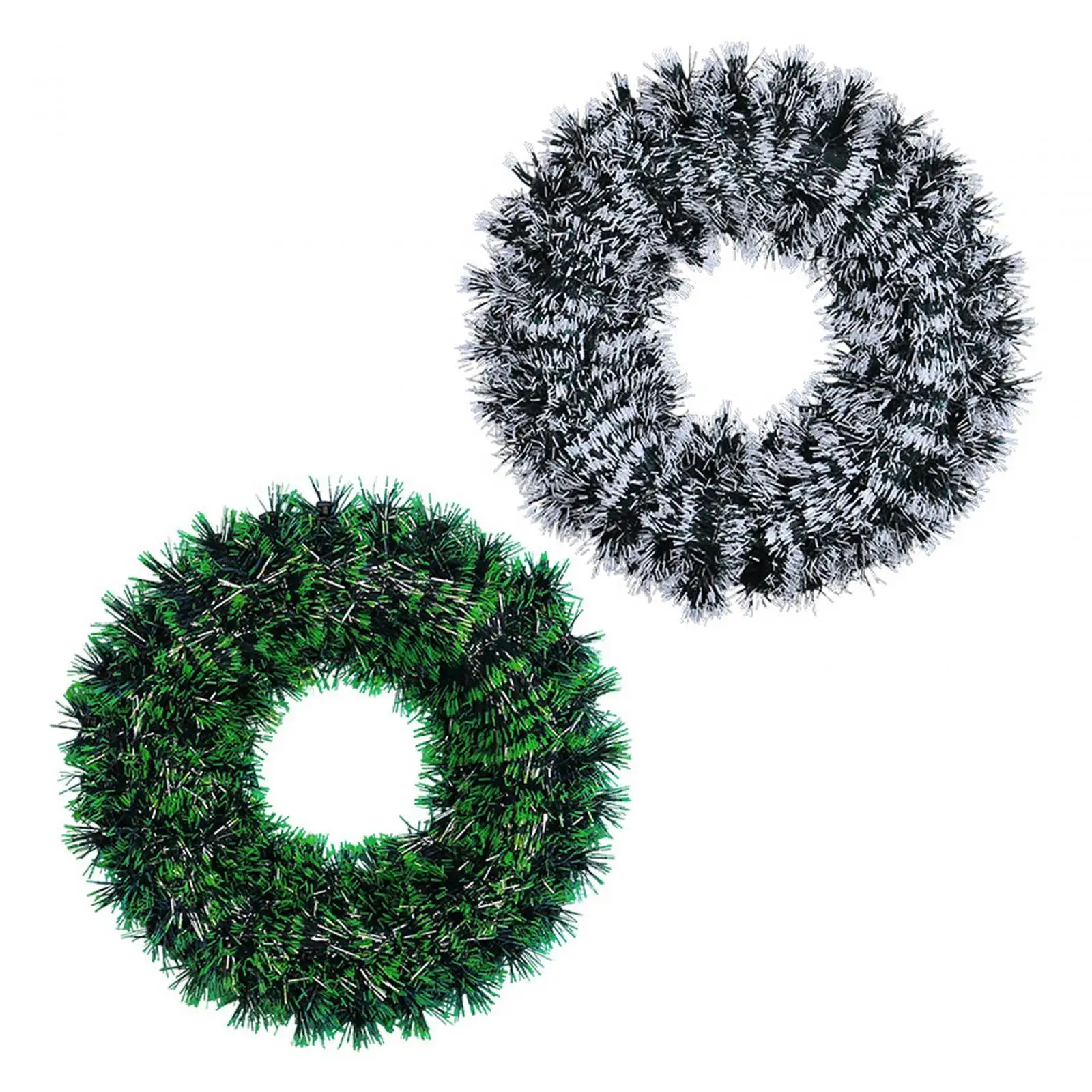 Christmas Wreath Xmas Wreath 42cm Decorations Artificial Wreaths, Front Door Wreath for Garden Home Thanksgiving Indoor Party