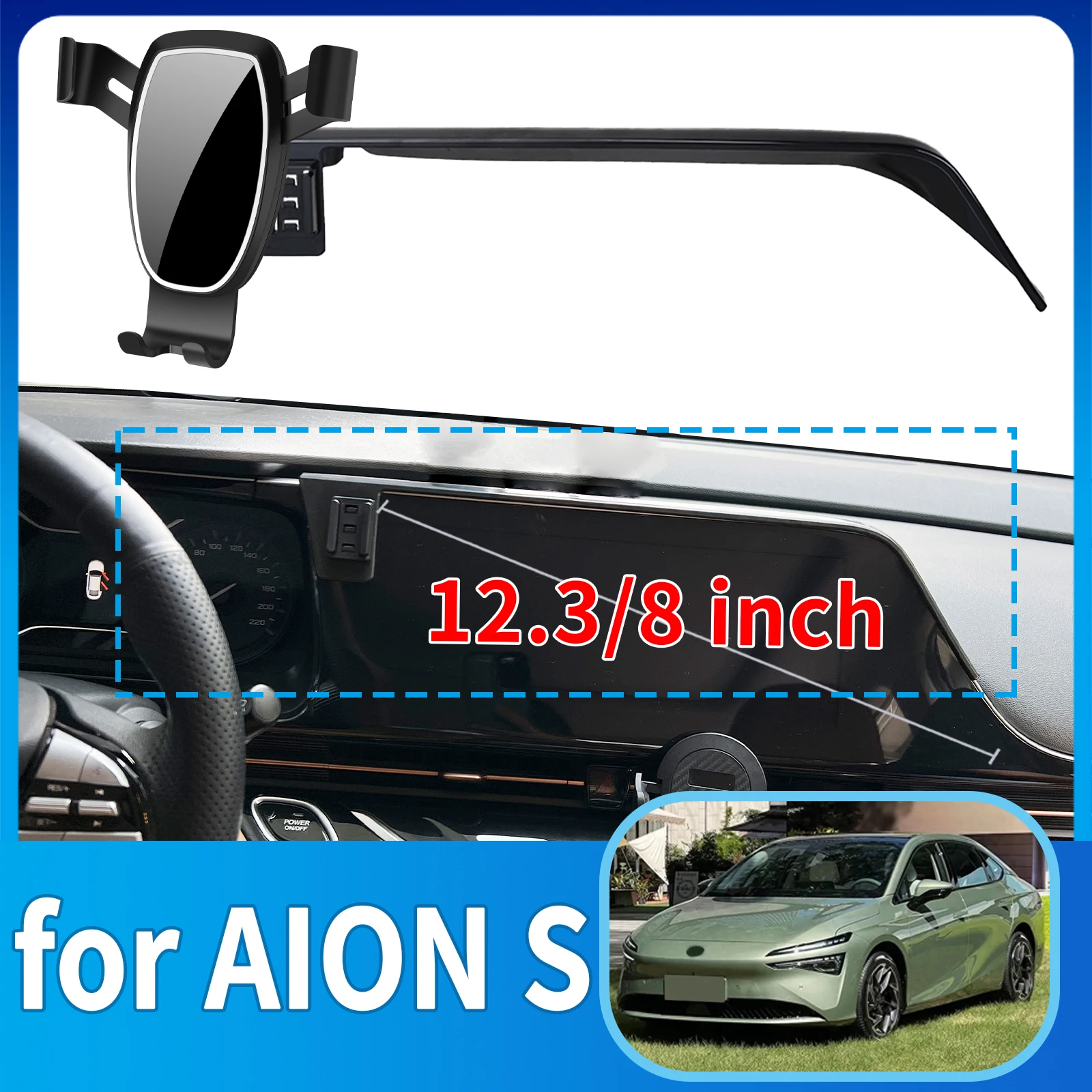 

fit for AION S 12.3 inches 2024 2025 ​​​​Anti-Shake Screen Base Phone Holder Mount Stand ​​ Dedicated Car​​ accessoires