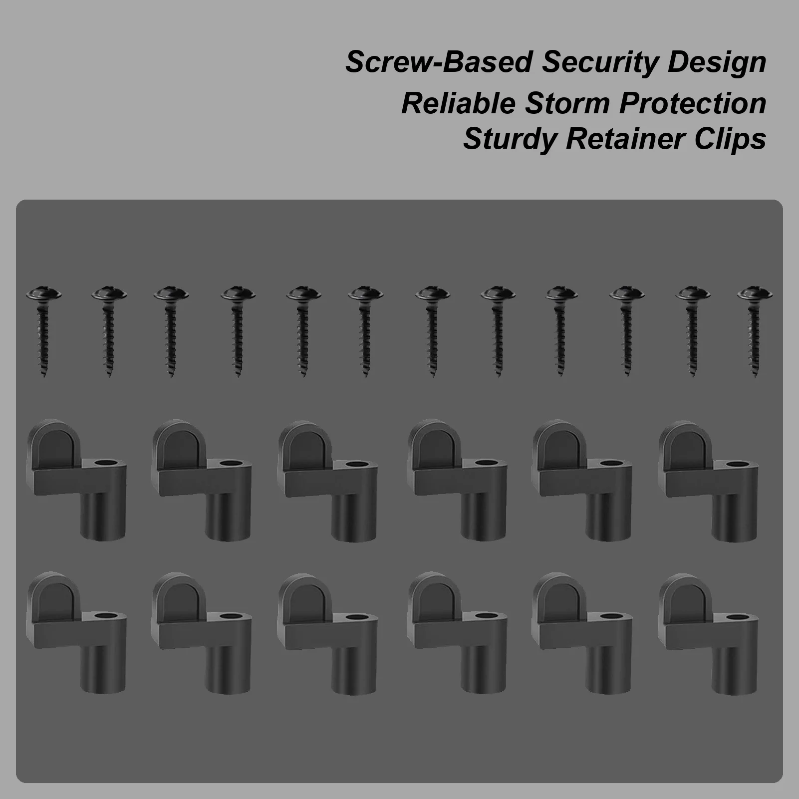 

Зажимы для экрана, 12 шт., сверхмощная безопасная рама, застежка для экрана, двери, зимние панели, застежка для дома, общежития, офиса, квартиры