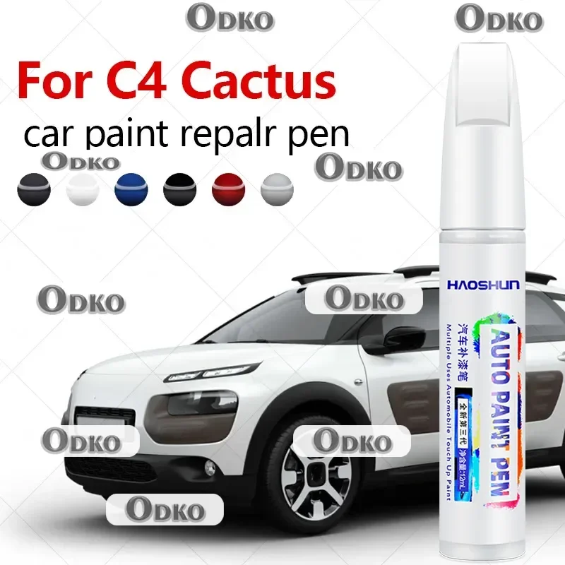 

Ручка для ремонта краски, средство для удаления царапин, автоаксессуары «сделай сам», черный, белый, коричневый, желтый, синий для Citroen C4 Cactus 2014-2020 E3