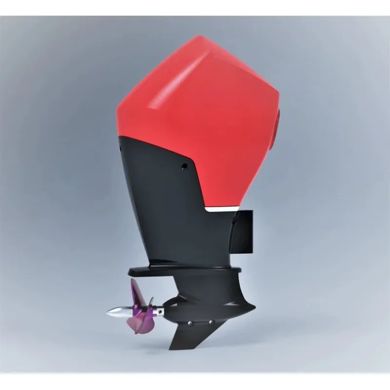 236x116x82mm RC Boat Outboard Motor – for Racing Boat Yacht Fishing Boat Speedboat, Built-in 3650 Water-Cooled Brushless Motor