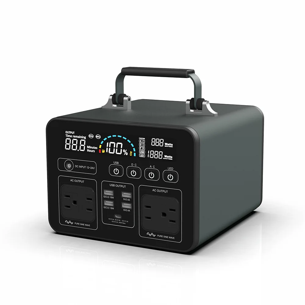 500W   Generator Fast Charging Portable Power Station High-power Solar Generator for Home Outdoor Use Power Bank