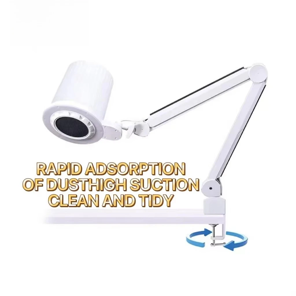 Professional Plastic Nail  Cleaner for Salon Use 55W Super Suction Low Noise Industrial Grade Fan Filter Element