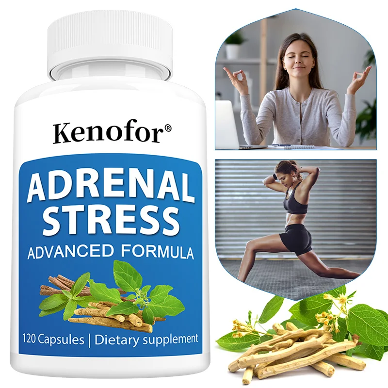 

Ashwagandha Cortisol Manager - Adrenal Support for Stress, Mood, Energy, Boost Confidence and Reduce Stress, 120 Capsules