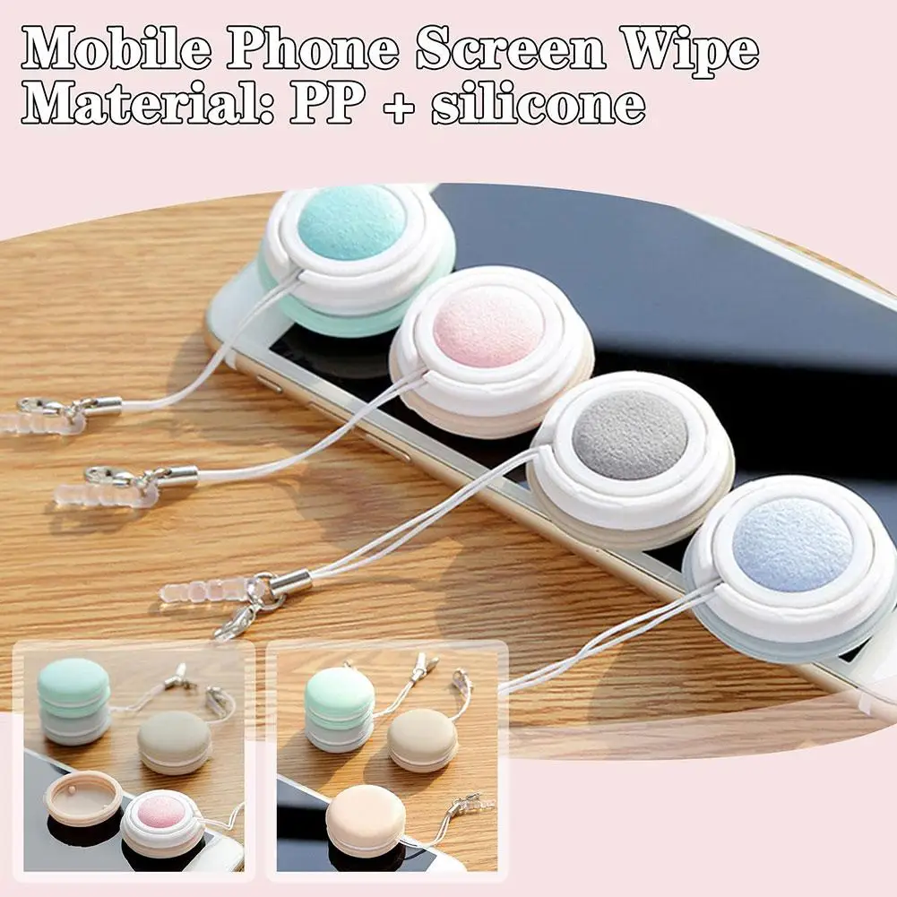 Cell Phone Screen Wiper Love Cleaning Eyeglass Camera Lens Wiper Cleaning Tool Pendant Factory For Macaron Fashion High Quality