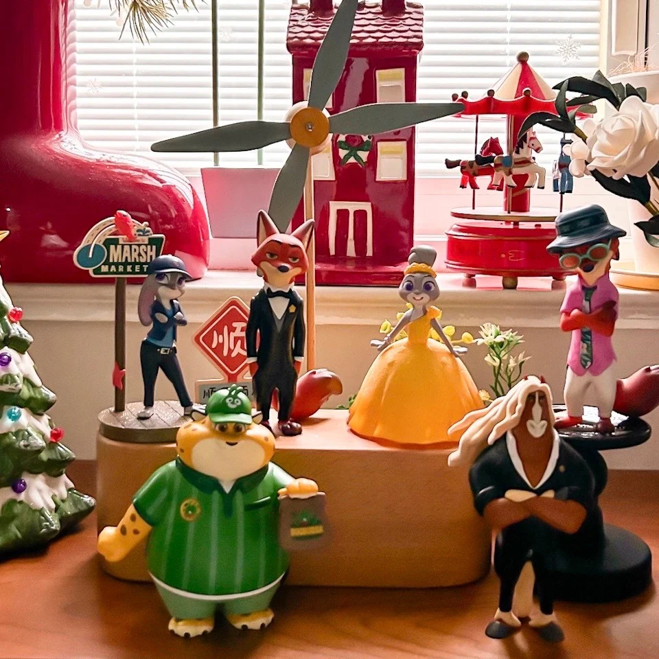 

Toptoy Zootopia 2, новая серия Journey, гаражный комплект, слепая коробка, тематические игрушки Диснея, модные окружающие украшения, подарки для коллекционеров