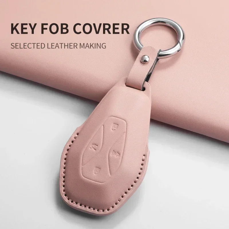 Car Key Case Cover Shell Fob for Great Wall ARCFOX Alpha ΑT ΑT5 ARCFOX Alpha ΑS ΑS5 GT Koala S Car Remote Protection Keychain view 5