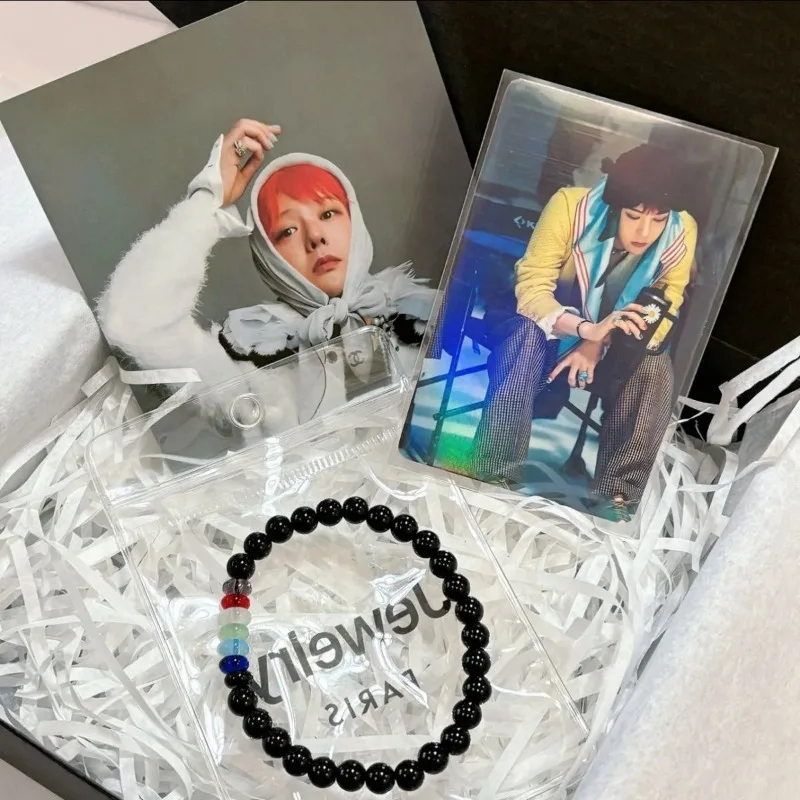 2025 G-Dragon macht eine starke Rückkehr zum gleichen Armband, buntes Energiesteinarmband, Persönlichkeit, Perlen, Idol-Peripheriegeschenk