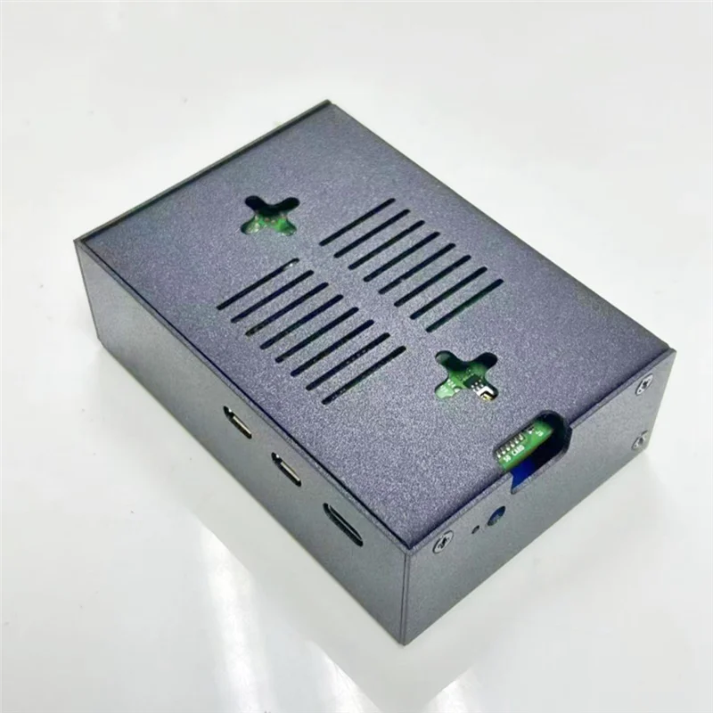 สุดยอดสําหรับ Raspberry Pi 5 โลหะป้องกันกรณีรองรับการติดตั้งหน้าจอ 3.5 นิ้วอย่างเป็นทางการอ่างความร้อนสําหรับ Rpi 5 อุปกรณ์เสริม