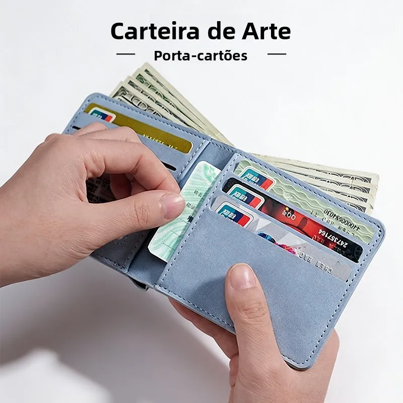 carteira-ultrafina-porta-multiplos-cartoes-compacta-com-compartimento-para-cnh-em-couro-portatil-e-conveniente-com-clipe-ho