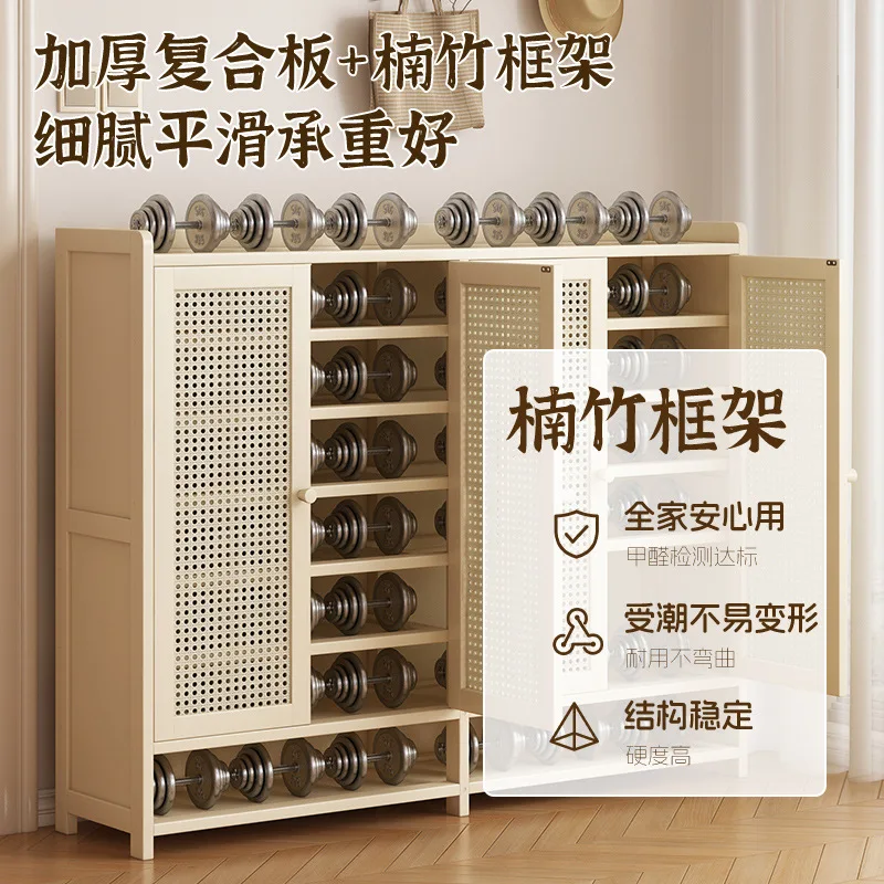 Shoe Rack for Home Doorway Multi-layer Strong and Durable Storage Cabinet Indoor Good-looking Dustproof Bamboo Shoe Cabinet