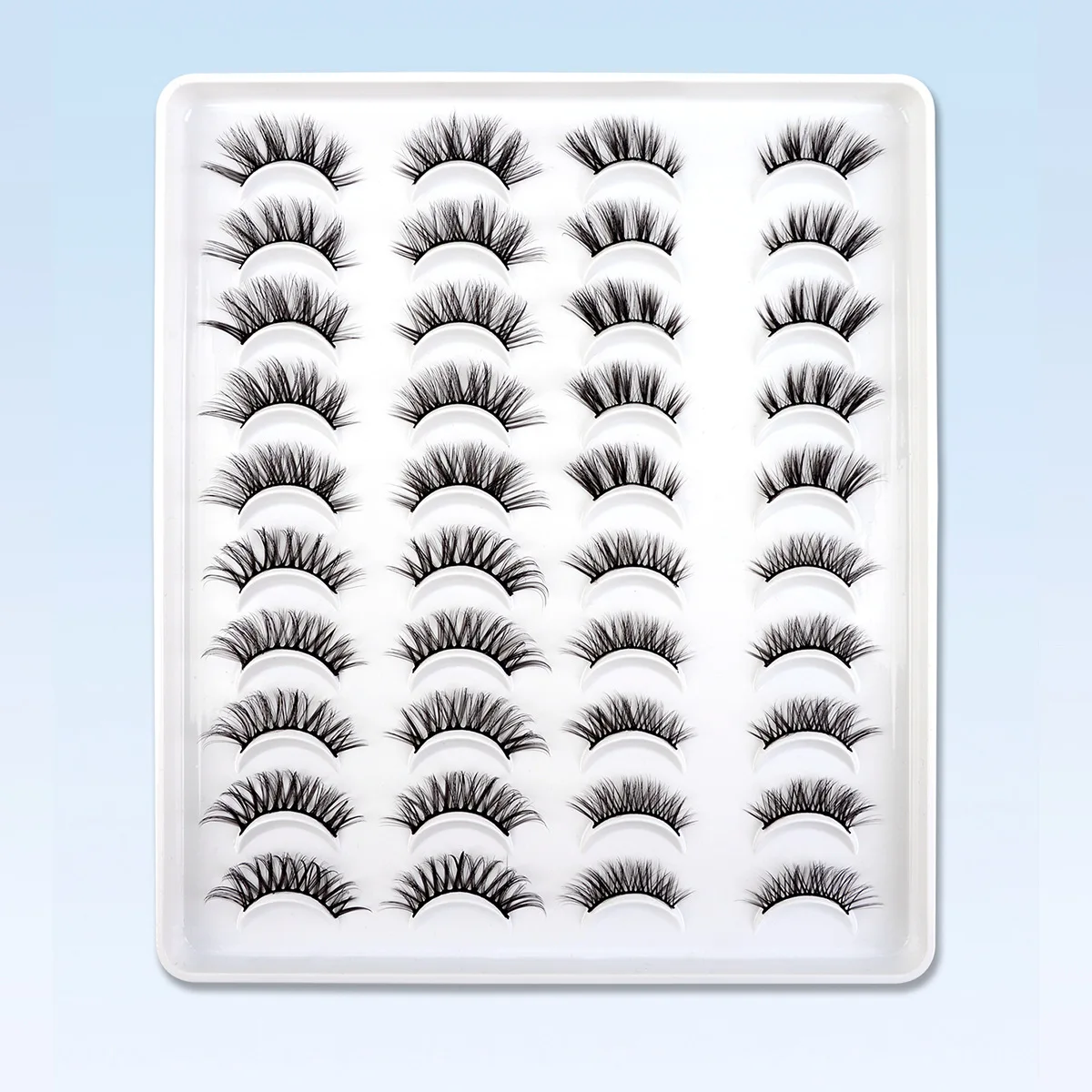 3D Faux cils Faux vison cils épais naturel doux Extension de cils cils Volume dramatique longs cils Maquiagem