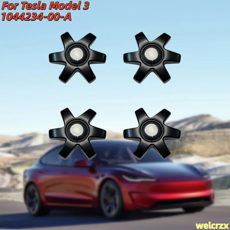 For Tesla Model 3 (2017–2023 Models) 19-inch Wheel Center Cap with Logo - Replacement Part, Part Number 1044234-00-A