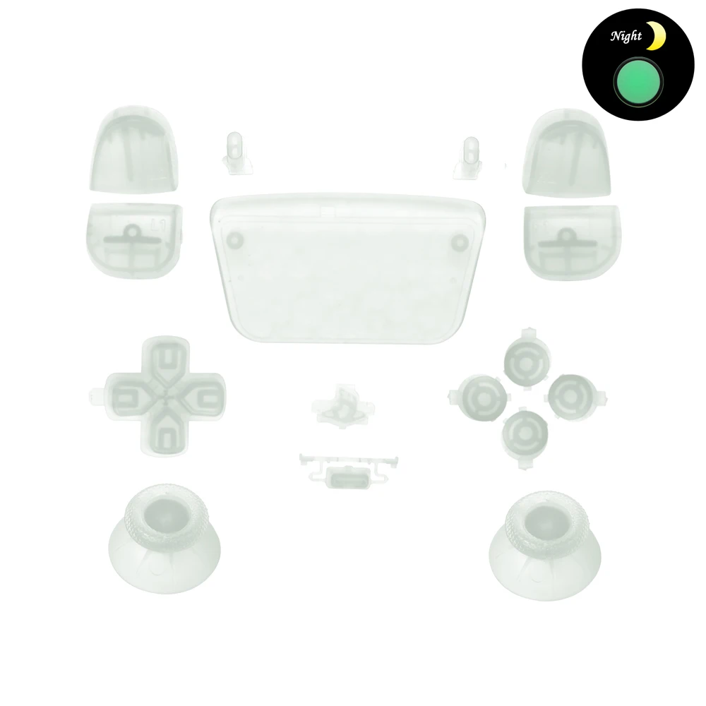 16ชิ้นตั้งค่าทิศทางปุ่มกด L1 R1 L2 R2ปุ่มหัวเห็ดทริกเกอร์สำหรับ Sony PlayStation 5 PS5 dualsens V1.0