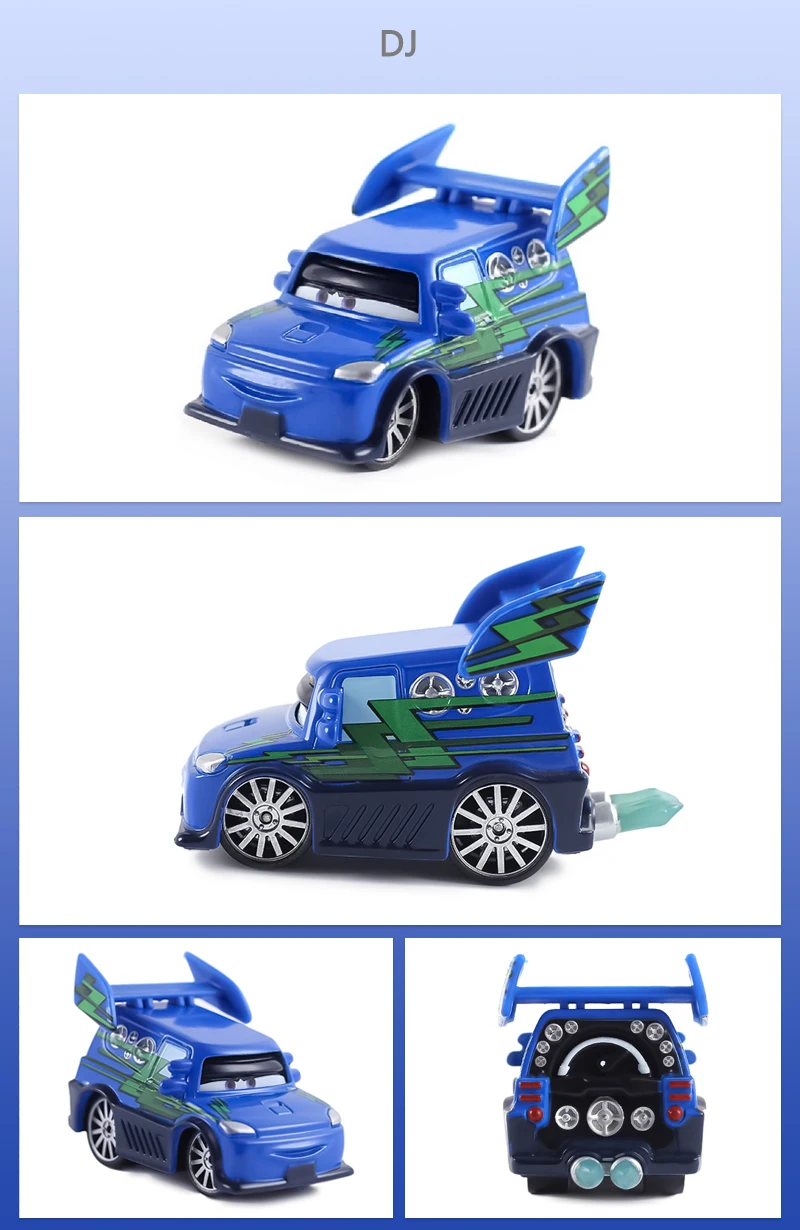 Spielzeugautos: Kleine Antagonisten, Die Verbrecher der Straße, Kriminelle, Snot-Rod Boost DJ und Wingo Legierungsmodell-Spielzeugautos – Detail 5