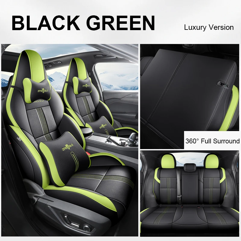 Custom Fit Auto Accessoires Stoelhoezen Full Set Kunstleer Voor Lynk & Co 01 Ev 2021-2024 Met Voor-En Achterste Rij Fullset