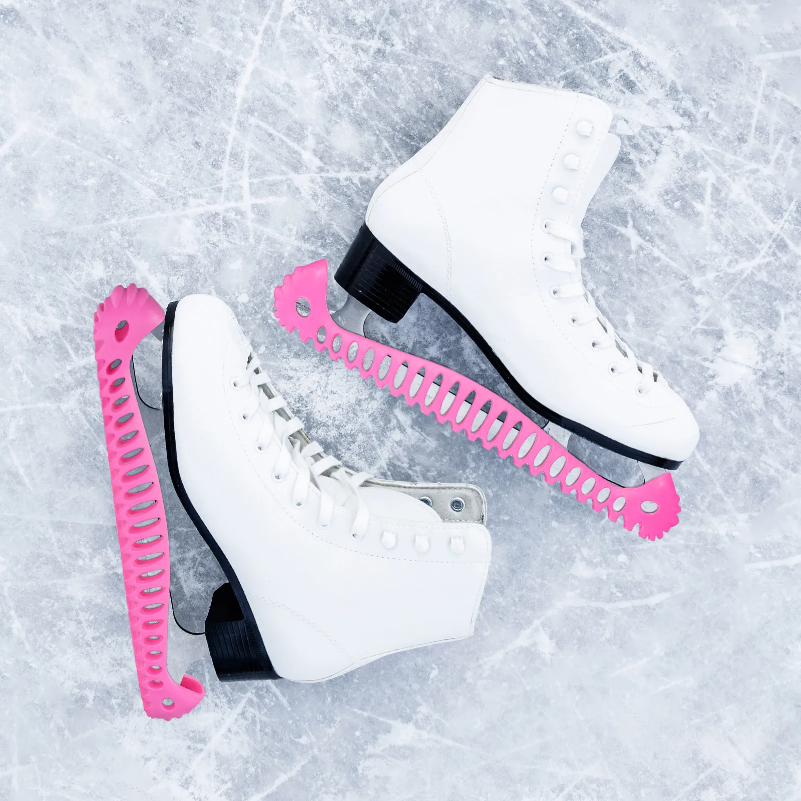 

2 шт. Мягкие защитные чехлы для лезвий коньков, легкие защитные накладки для фигурного катания, хоккея на льду, использования на уличных катках, детские защитные накладки для коньков