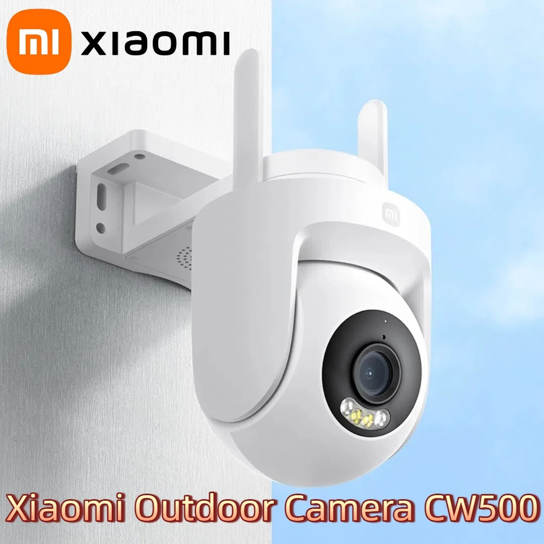 

Xiaomi Outdoor Camera CW500 Security Protection WiFi 6 CCTV 3K Ultra HD Resolution Full-Color Night Vision IP66 Smart Home