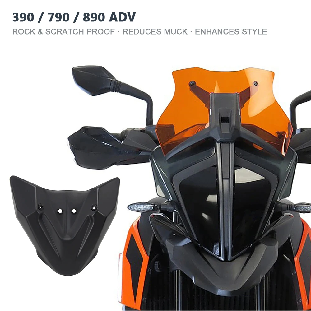 

For 390 790 890 Adventure ADV Motorcycle Accessories Front Beak Fender Fairing Cowl Frame Nose 2019 2020 2021 2022