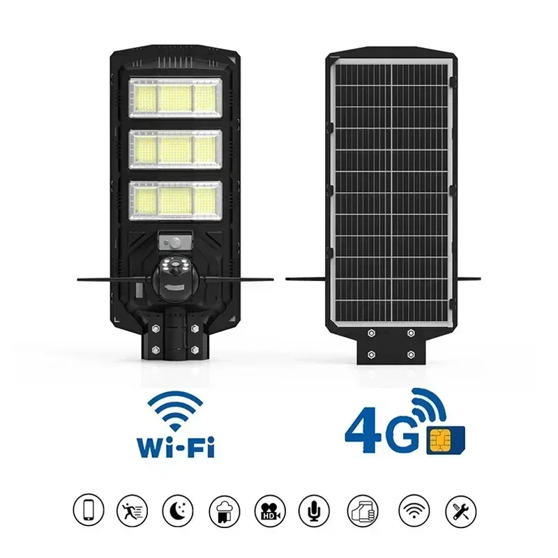 jvee 3mp camera solar luz externa 1440p hd wifi 4g deteccao de seguranca a prova d agua visao noturna rua jardim garagem lampada led 01