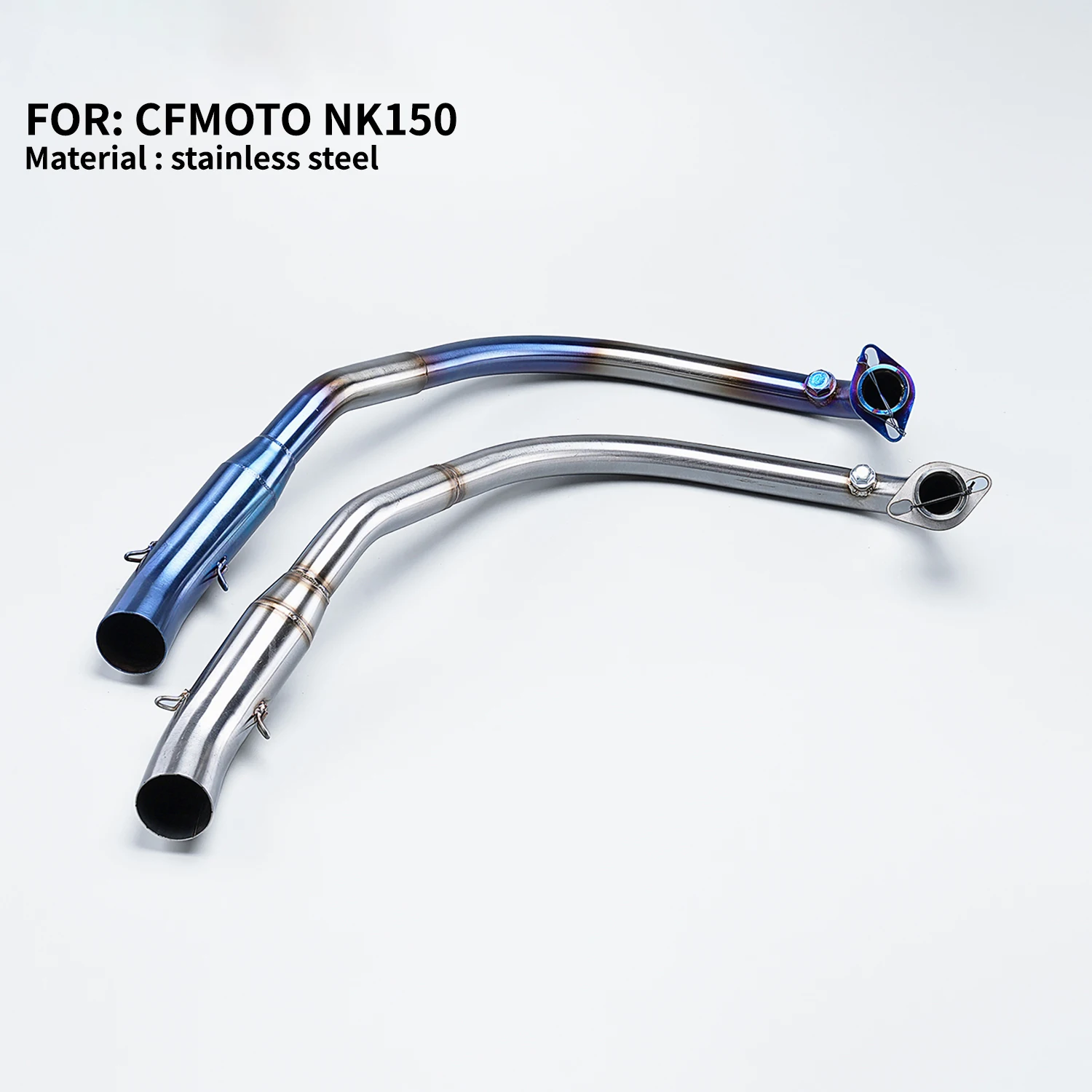 

For 250NK 150NK 250SR Motorcycle Exhaust Full System Modified Front Middle Link Pipe High Quality Replacement