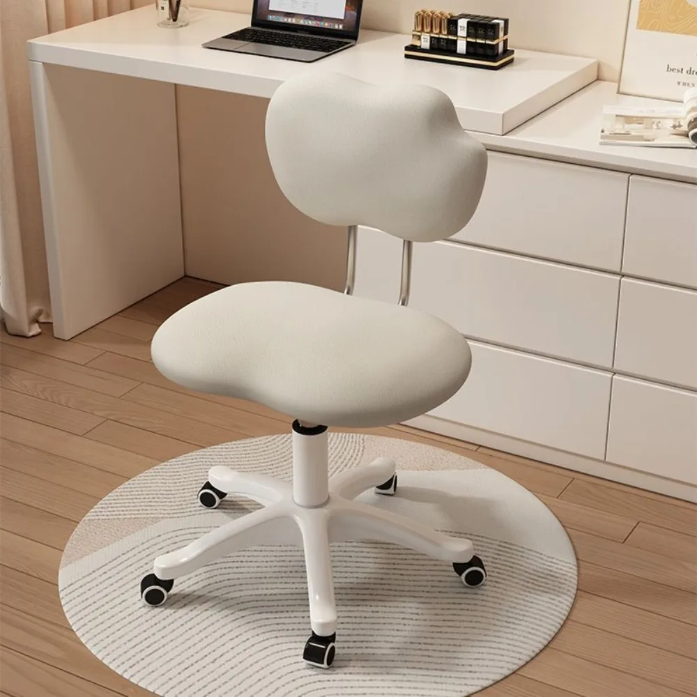 Makeup stool cream wind bedroom ins Internet celebrity senior feeling dressing chair light luxury manicure rotating chairbedroom