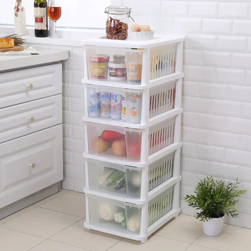 

Шкафы для хранения с большими полыми ящиками, для кухни и хранения продуктов, подходят для спальни, ванной и кухни