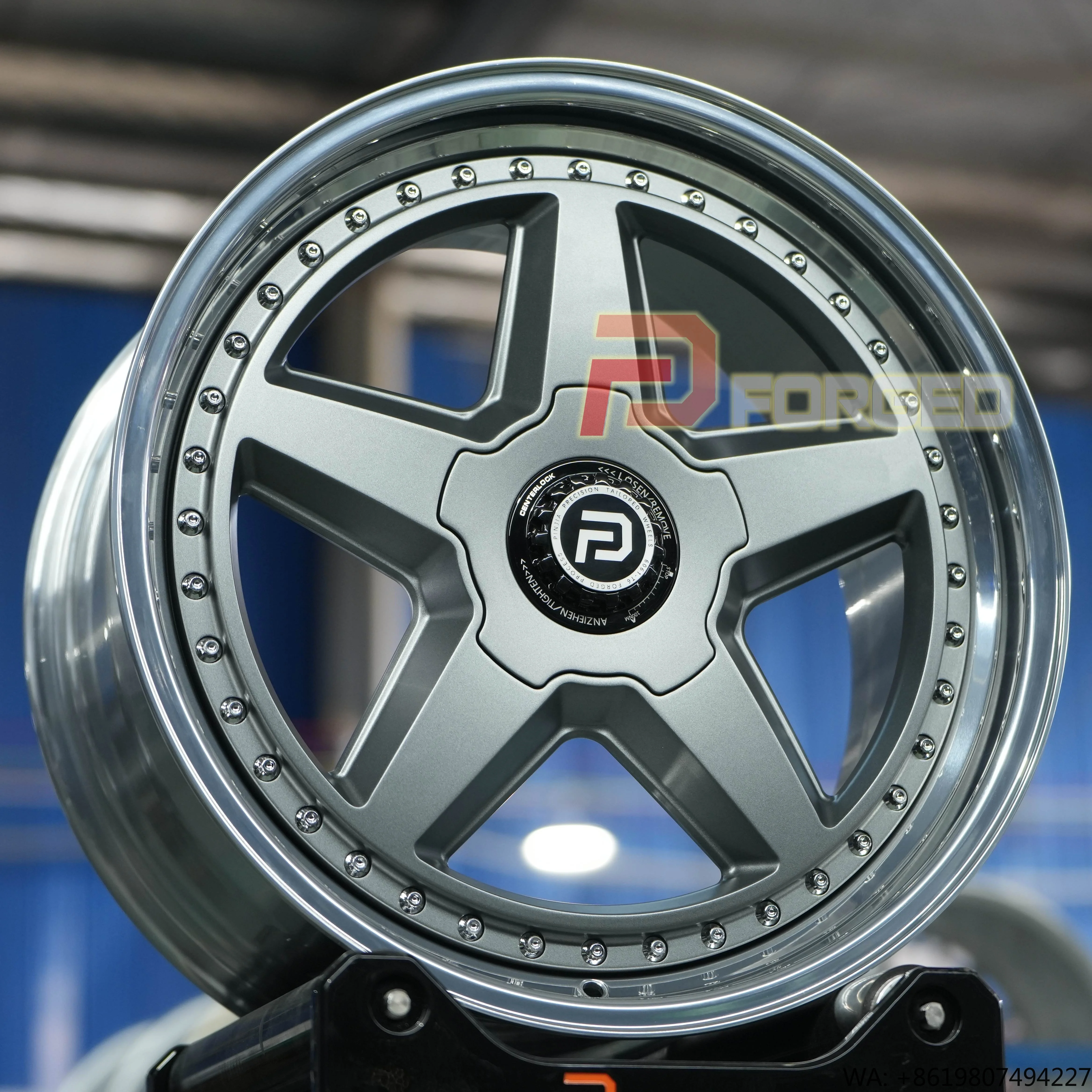 

High-quality Two-piece Forged Aluminum Wheel Hubs, Suitable for M4,M5, - C63,G63, 911, F8 Tributo.