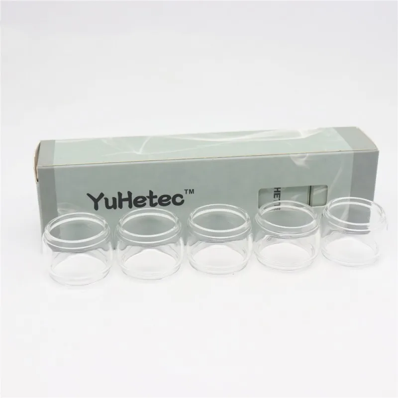 5pcs Glass Tube Fatboy Glass Tank for Zeus x RTA  Replacement Clear Machine Accessories