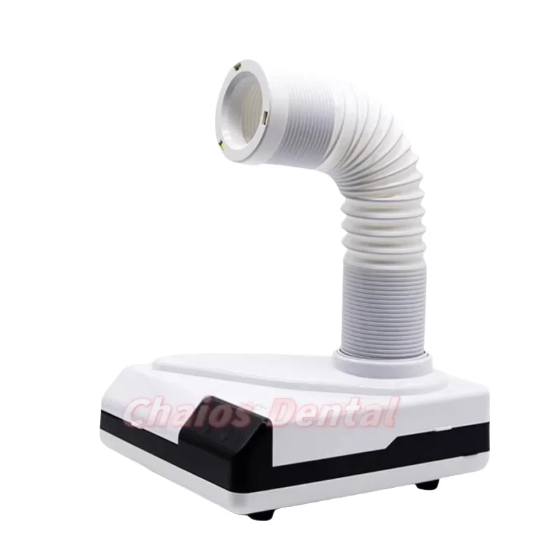 60W Double Use Dental Desktop Vacuum Cleaner Dust Collector With LED Light  Dentistry Nail Dust Collector Machine Powerful Fan