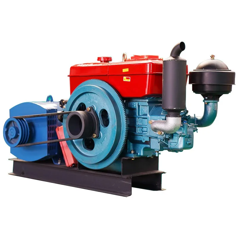 Single Three Phase AC Synchronous Generator with Diesel Engine Auto Start System for Power Electrical Equipment Supplies