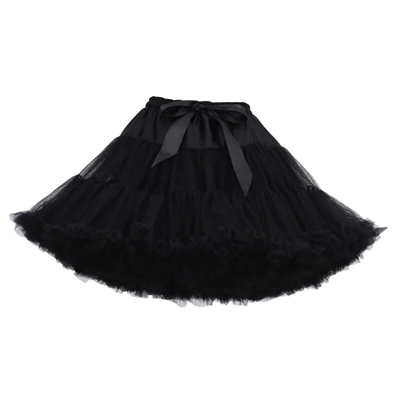 Puffy Short Girls Underskirt Cosplay Party Short Dress Petticoat Lolita Petticoats Ballet Tutu Skirts Rockabilly Women Crinoline