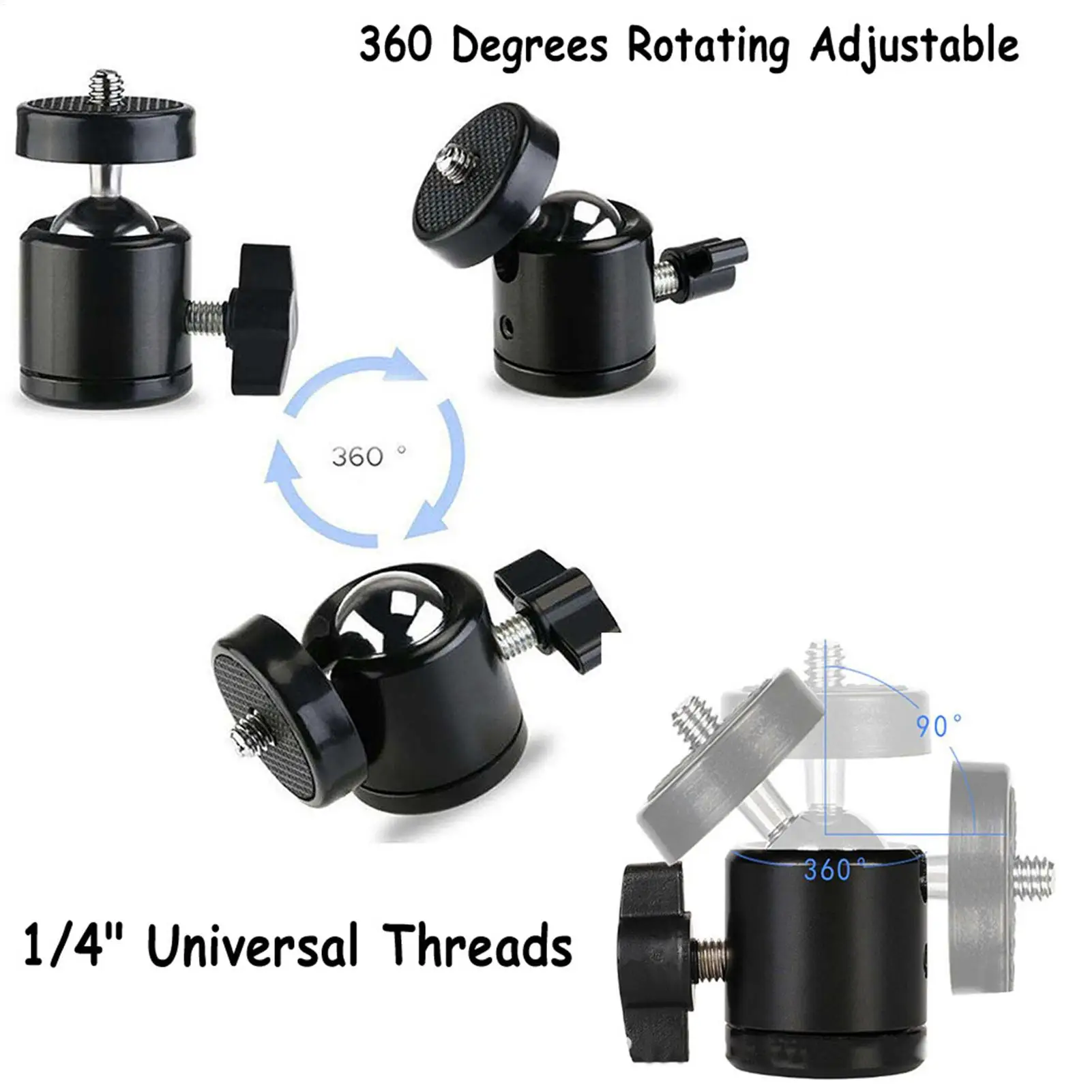 トレイルカメラブラケット-360度回転ヘッド-1-4インチネジ-トレイルカメラホルダー-木用-プロの牧場経営者や農家向け