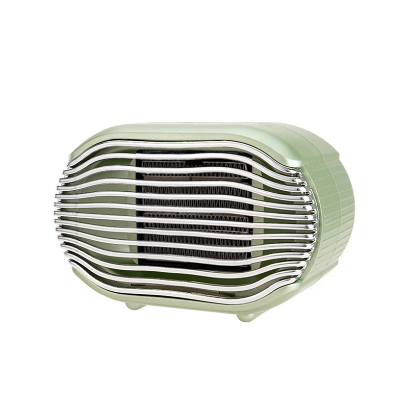 Riscaldatore ad aria portatile per MINI termoventilatore con protezione da surriscaldamento, spina verde ue