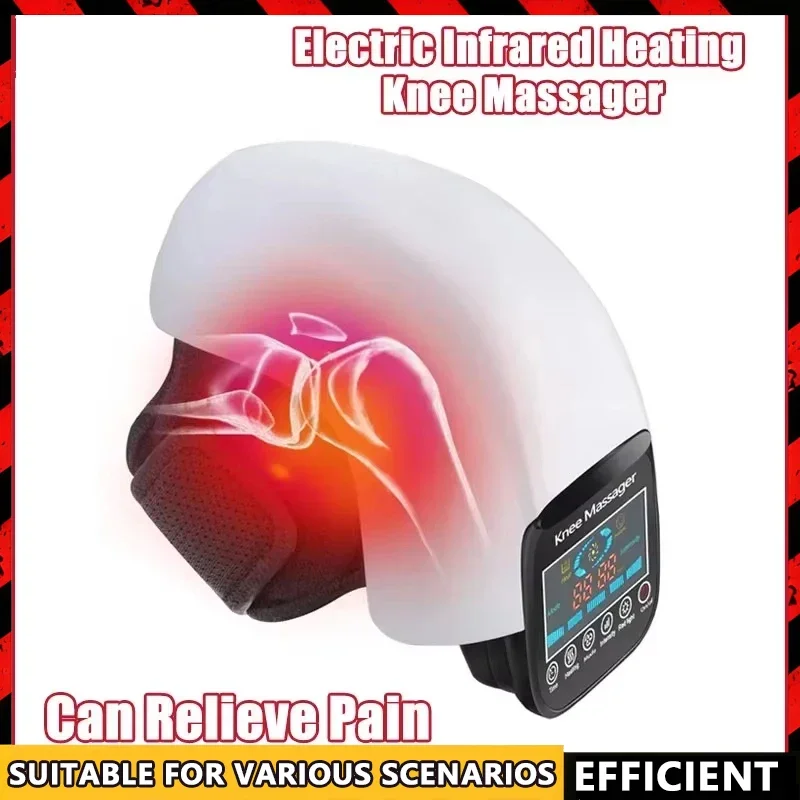 

Электрический инфракрасный нагревательный массажер для колена, давление воздуха, вибрация, физиотерапевтический инструмент, массаж колена, реабилитация, облегчение боли