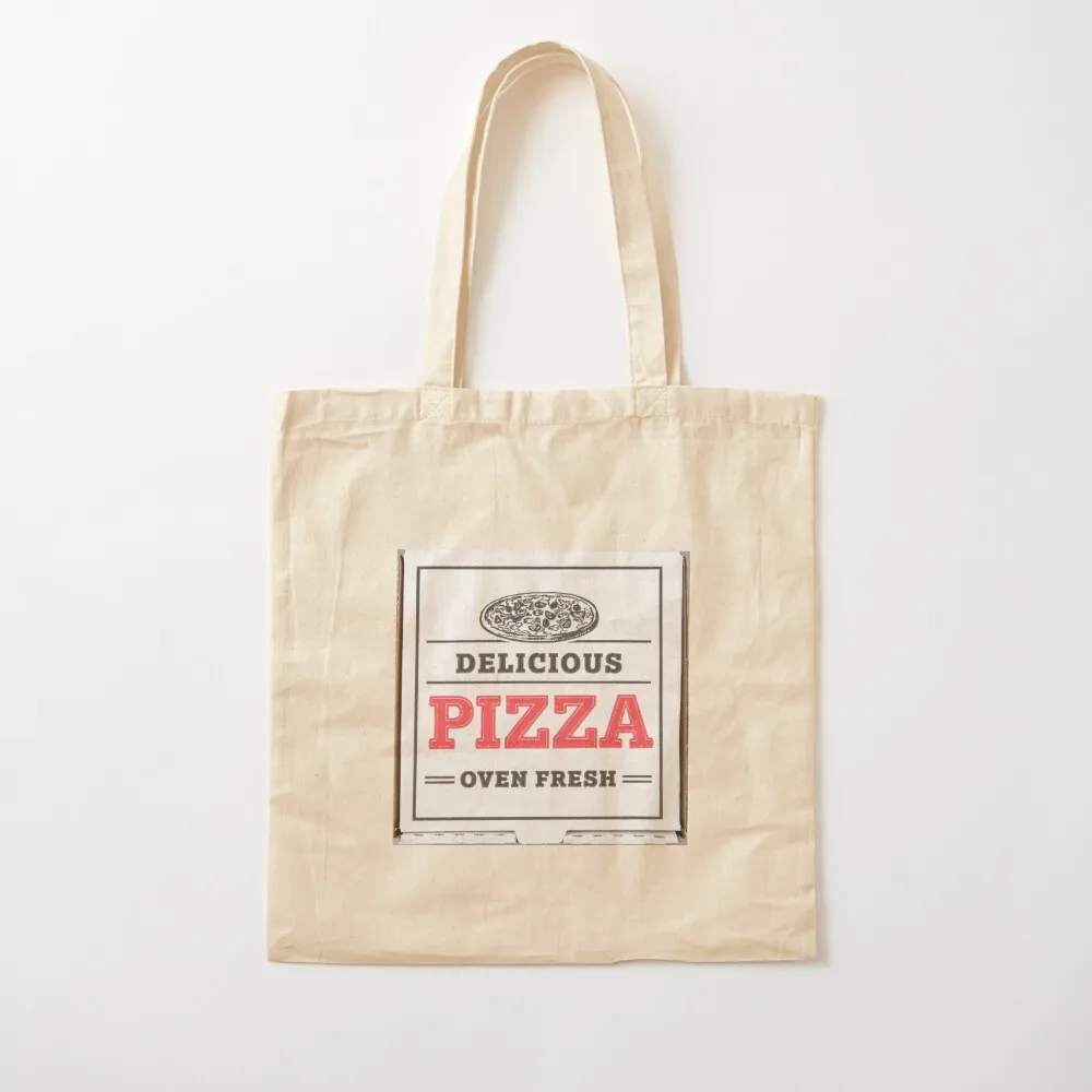 

Pizza Box Tote Bag Large bags for women Portable shopping bag canvas tote bag