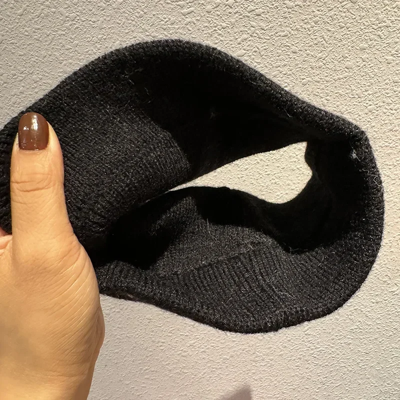 اللون منعت مخطط محبوك رباط شعر الخريف والشتاء أنيقة واسعة حافة الأذن حماية الدافئة الحجاب غطاء رأس الإكسسوارات