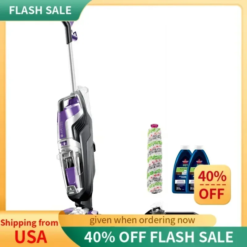 

TGBFABISSELLS Crosswave Pet Pro All in One Wet Dry Vacuum Cleaner and Mop for Hard Floors and Area Rugs,Purple,2306A,Ali